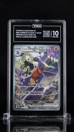 Cynthia's Garchomp ex 232/182 Sv10: Destined Rivals Holo SIR TAG 10 Score 978 - Image 1