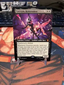 MTG Marvel Spider-Man, Gwenom, Remorseless - Extended Art Non Foil - Image 1