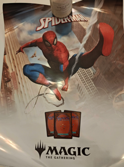 MTG Spider-Man Magic The Gathering Spiderman 18 x 24 FOIL Promo Poster - Image 1