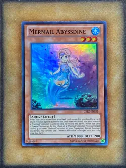 Yugioh Mermail Abyssdine CBLZ-EN032 Super Rare NM - Image 1