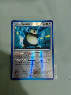 Snorlax 101/135 Reverse Holo Plasma Storm Rare Team Plasma Pokemon Card NM 2013 - Image 1
