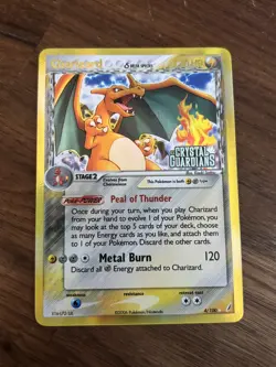 Charizard Delta Species 4/100 Crystal Guardians Reverse Holo Pokemon TCG - Image 1