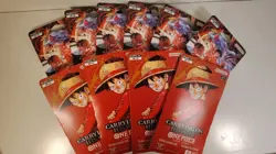 One Piece TCG 10 Sealed Blister Booster Pack Lot OP-13 Carrying On His Will &... - Image 1