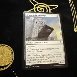 X 1 Crashing Drawbridge NM-M Throne of Eldraine 217 MTG Magic The Gathering - Image 1