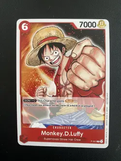 Monkey D. Luffy (Promotion Pack 2022) P-001 One Piece Promo Card Pre-errata Rush - Image 1