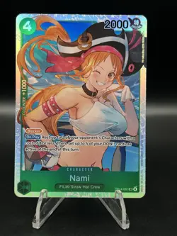 One Piece OP14 Nami OP14-031 SP Special SR Foil English NM Pack Fresh - Image 1