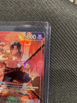 Portgas D. Ace OP16-001 Alt Art Leader - One Piece - Time Of Battle English NM - Image 3
