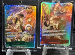 One Piece Monkey D. Luffy ST30-012 SR + Portgas.D.Ace English Art Starter Deck - Image 1