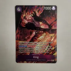 One Piece OP14 The Azure Sea’s Seven - King EB04-031 R Alternate Art ENGLISH - Image 1