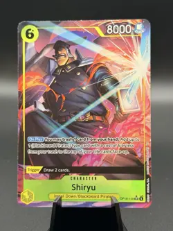 Shiryu OP16-108 SR Alt Art OP16 The Time of Battle One Piece NM - Image 1