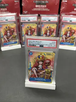 PSA 10 Gem Mint Luffy Promo P-043 2nd Anniversary Tournament Exclusive One Piece - Image 3