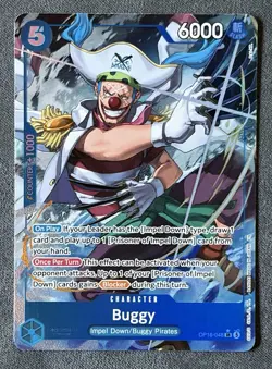 2026 One Piece The Time of Battle Buggy Super Rare Alt Art #OP16-048 - Image 1