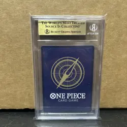 2025 ONE PIECE CARRYING ON HIS WILL #OP13118 MONKEY D. LUFFY BECKETT PRISTINE 10 - Image 2