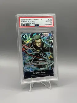 One Piece Roronoa Zoro PRB02 Alternate Art OP10-095 PSA 10 ENGLISH - Image 1