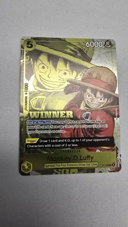 One Piece TCG | Monkey.D.Luffy | Winner Pack 2026 Vol. 2 | P-106 - Image 1