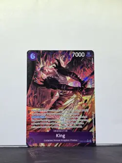 One Piece OP14 The Azure Sea’s Seven - King EB04-031 R Alternate Art ENGLISH - Image 1
