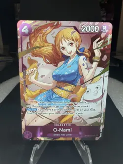 O-Nami - (Dash Pack) Foil C Extra Booster One Piece Heroines Edition ST18-002 NM - Image 1