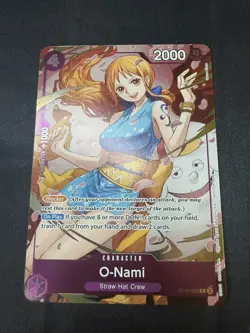 O-Nami - (Dash Pack) Foil C Extra Booster One Piece Heroines Edition ST18-002 NM - Image 2