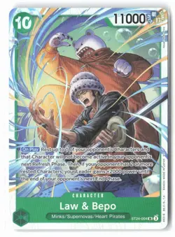 One Piece Law & Bepo ST24-004 Foil - Image 1