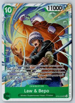 Law & Bepo ST24-004 Starter Deck 24: GREEN Jewelry Bonney One Piece - Image 1