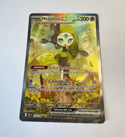 Meloetta EX 167/086 SV: Black Bolt Holo Special Illustration Rare English NM - Image 1