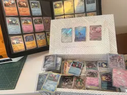 Box & Binder Of Modern Pokemon TCG Cards. Mixed Sets Mainly English & Jp 151 - Image 1