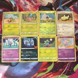 Pokemon TCG Asako Ito Illustrator Bundle 8 Unique English Cards - Image 1