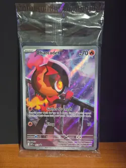 Charcadet - ME Black Star Promo - SEALED Phantasmal ETB 022 - NM - Pokemon Card - Image 1