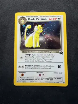 Pokemon TCG - Dark Persian - Black Star Promo #17 - LP - Image 1