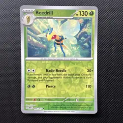 Beedrill 015/165 Reverse Holo SV: Scarlet & Violet 151 - Pokemon Card - NM - Image 1
