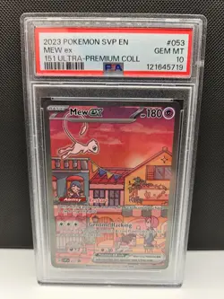 Mew ex #53 Pokemon Promo PSA 10 - Image 1
