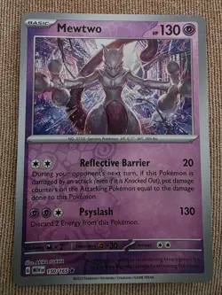 Mewtwo 150/165 Reverse Holo Scarlet Violet 151 English Edition - Image 1