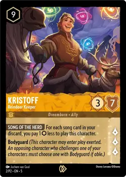 Lorcana - Kristoff - Reindeer Keeper - League PROMO [Shimmering Skies] CF 2/P2 - Image 1
