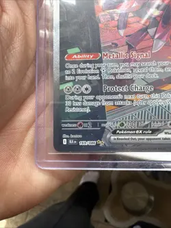 Pokemon Black Bolt English TCG Card Genesect EX Sir 169/086 Near Mint - Image 4