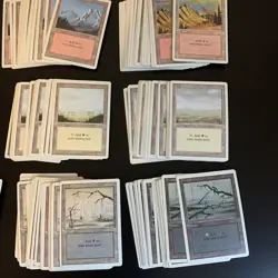 MTG Revised 360x Bulk Basic Land set Forest Island Mountain Plains Swamp Magic - Image 5