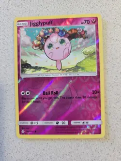 Jigglypuff 134/214 Common Unbroken Bonds Pokemon Reverse Holo Near Mint - Image 1