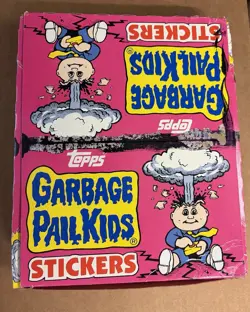 1986 Topps Garbage Pail Kids Ser. 4 Rack Pack Box w/ Full Unopened Rack Packs - Image 1