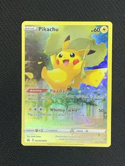 Pokemon TCG Pikachu Crown Zenith: Galarian Gallery Gg30/Gg70 Holo Holo Rare - Image 1