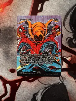Saw In Half (borderless) M/NM MTG Marvel's Spider-man: Marvel Universe - Image 1
