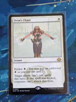 MTG Orim's Chant - NM - Modern Horizons 3 - Image 1