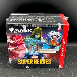 Draft Night Sealed Box Marvel Super Heroes MTG Magic the Gathering - Image 1