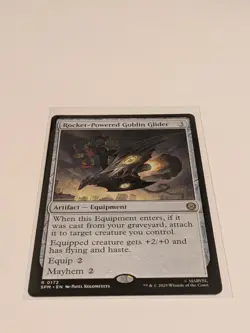 (4x) Rocket-Powered Goblin Glider Rare: Spider-Man MTG (NM) - Image 1