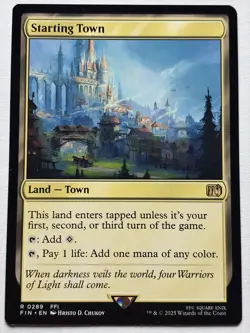 Starting Town 0289 Final Fantasy Land Rare Regular Near Mint - Image 1