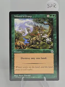 Winter's Grasp 1997 Portal LP Regular Mtg Magic The Gathering English - Image 1