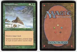 Winter's Grasp 265 Uncommon Tempest Magic: The Gathering Lightly Played - Image 1