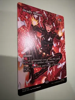Deadly Dispute (Borderless) Marvel Universe Eternal Mtg M/NM Mythic 0064 - Image 2