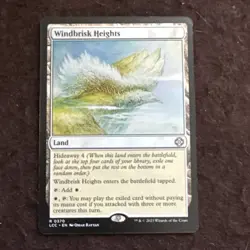 MTG Windbrisk Heights [Streets of New Capenna Commander] Near Mint - Image 1
