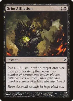 LP - Grim Affliction [NPH - 63] New Phyrexia - Image 1