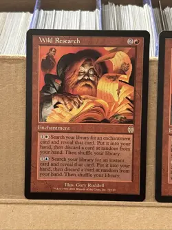 3x Wild Research Apocalypse Light Play MTG Magic the Gathering - Image 2