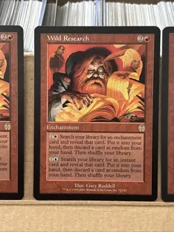 3x Wild Research Apocalypse Light Play MTG Magic the Gathering - Image 3